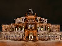Le Semperoper, résidence principale de la Staatskapelle de Dresde