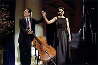 Duo avec Condoleezza Rice (sonate de Brahms).