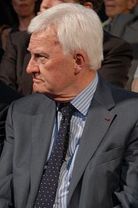 Yves Rispat au meeting de Nicolas Sarkozy à Toulouse en avril 2007