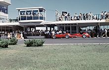 Photo des D50 de Luigi Musso et D50/801 de José Froilán González au Grand Prix d'Argentine en 1957