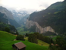 La vallée de Lauterbrunnen, en Suisse, pourrait être l'inspiration de Fondcombe