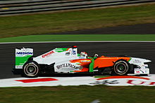 Photo d'Adrian Sutil à Monza en 2011