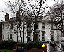 La façade des studios EMI d'Abbey Road.