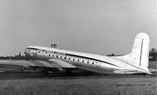 Avro Tudor 5 Nome Airways Stansted 1953.jpg