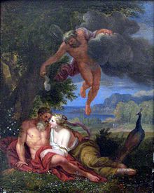 Balthazar Beschey Hypnos assoupissant Jupiter et Junon Musée des Beaux-Arts de Rouen
