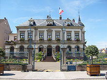 L'Hôtel de ville à Bischheim