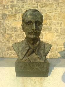 Buste d'Ivan Milutinović par Stevan Bodnarov, Belgrade