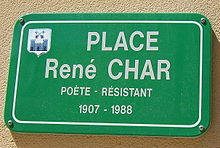 Place René Char à Bollène