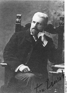 Photographie d'Ernst von Ihne en 1900