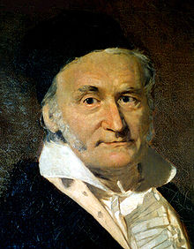 Portrait de Johann Carl Friedrich Gauss (1777-1855), réalisé par Christian Albrecht Jensen