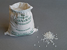 Image d'un sac de riz Carnaroli