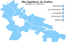 Carte 38e législature du Québec - Saguenay-Lac Saint-Jean.svg