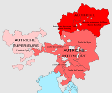 Accéder aux informations sur cette image nommée Carte archiduché Autriche.svg.