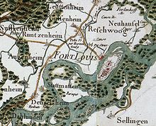 Fort-Louis carte cassini