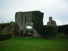 Les ruines du château de Brosse.