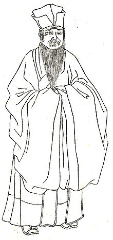 Portrait de Cheng Yi par Shangguan Zhou (上官周, né en 1665).