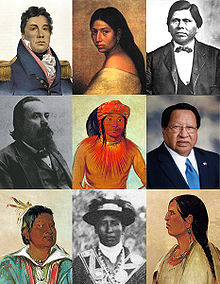 Portraits de membres du peuple Choctaw