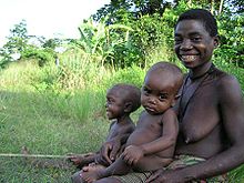 Famille Ba'Aka en République démocratique du Congo