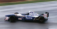 Photo de Damon Hill lors du Grand Prix de Grande-Bretagne 1995