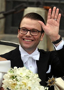 S.A.R. le prince Daniel, duc de Västergötland, lors de son mariage le 19 juin 2010.