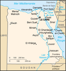 carte Égypte