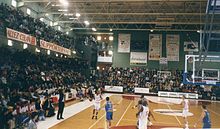 Match de Pro A à la Maison des Sports de Chalon-sur-Saône, entre l'Élan Chalon et Montpellier (en 1999)