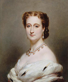 Portrait de l'Impératrice Eugénie par Franz Xaver Winterhalter (1864)