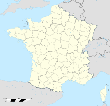 Carte administrative vierge de la France.