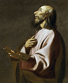 Autoportrait présumé de ZurbaránExtrait de Saint Luc en peintre devant la crucifixion, 1635-1640, (105 x 84 cm), Madrid, Musée du Prado