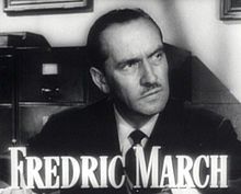 Accéder aux informations sur cette image nommée Fredric March in Best Years of Our Lives trailer.jpg.