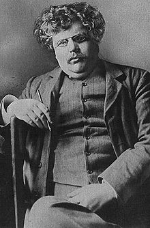 Portrait de G. K. Chesterton en 1914