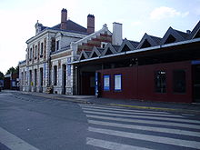 Bâtiment d'origine de la gare.