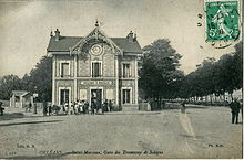 Carte postale ancienne de la gare d'Orléans - Saint-Marceau