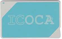 Photographie d'une carte à puce ICOCA