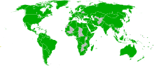 Carte de l'International Maritime Organization