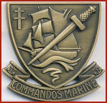 Insigne de béret de commando marine