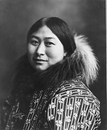 Femme inuit en 1907.