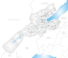 Karte Gemeinden des Bezirks Jura - Nord vaudois.png