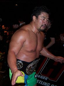 Kensuke Sasaki, vainqueur du G1 climax en 1997 et 2000.