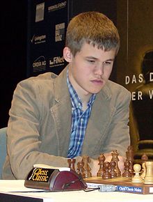Magnus Carlsen à Mayence en 2008.