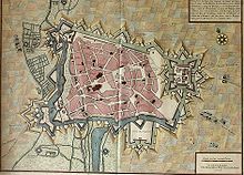 Plan de Cambrai datant de 1710