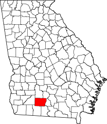 Map of Georgia highlighting Colquitt County.svg