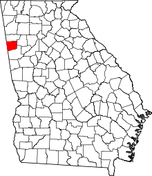 Map of Georgia highlighting Haralson County.svg
