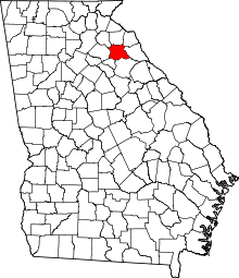 Map of Georgia highlighting Madison County.svg