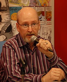 Mario Malouinlors du Salon international du livre de Québec en 2010