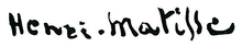 Signature de Matisse