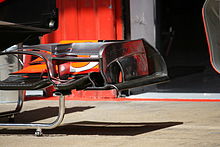 Photo de l'aileron avant des McLaren MP4-26 au Grand Prix automobile d'Espagne