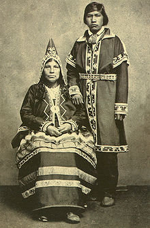 Un couple de Micmacs de Nouvelle-Écosse, en 1865