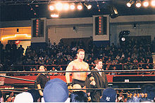 Mike Awesome Grilles the Crowd.jpg