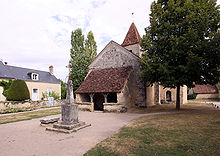 L'église de Nohant.